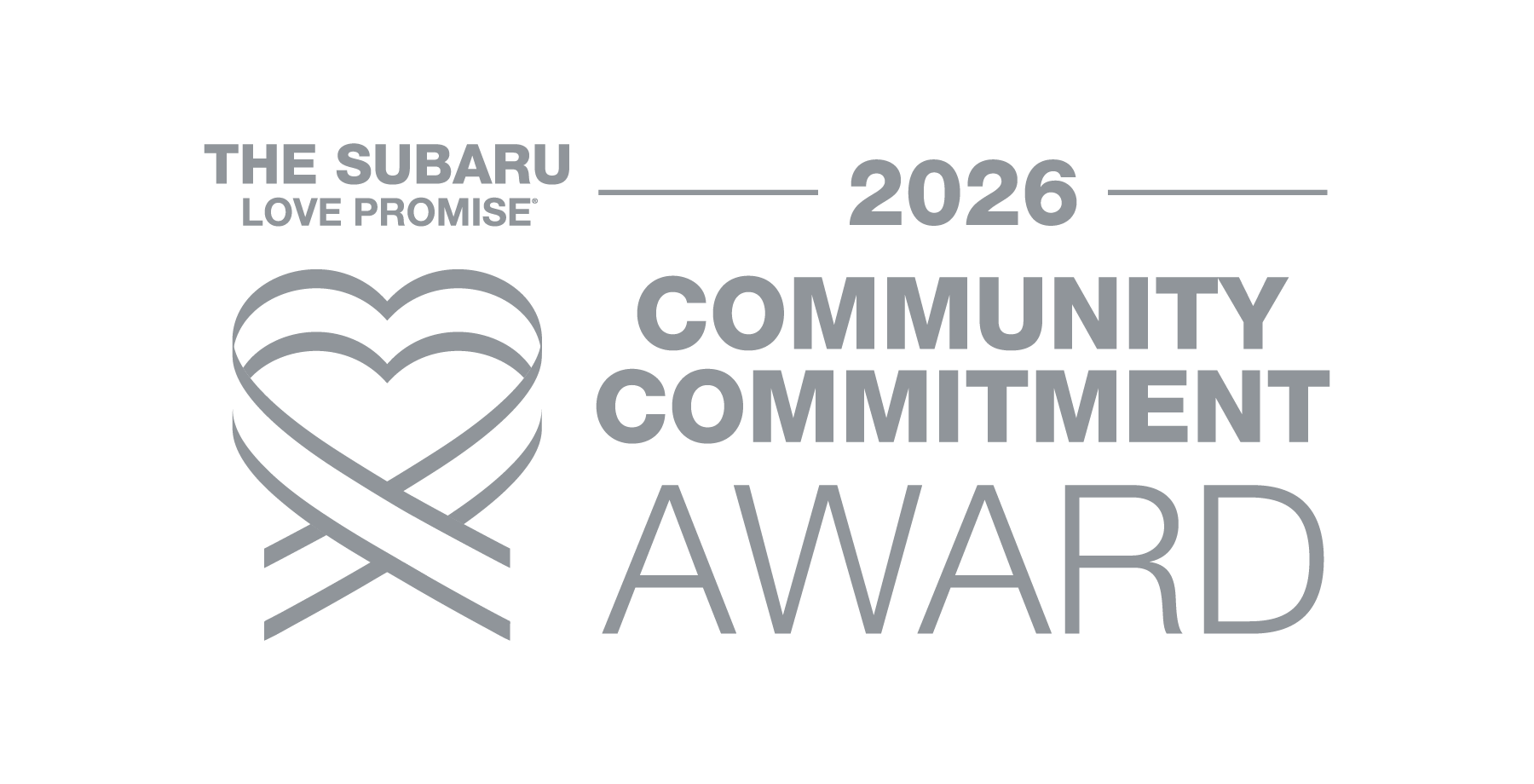 The Subaru Love Promise Community Commitment Award